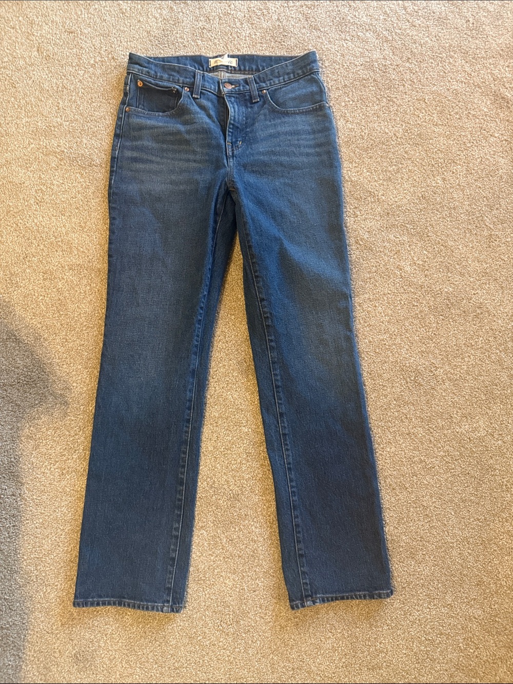 Madewell The '90s Straight Mid-Rise Jean size 27